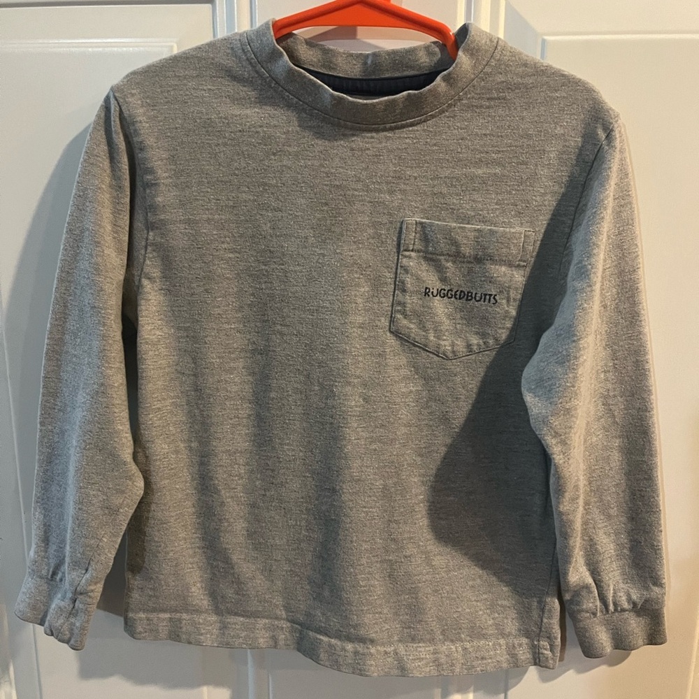Ruggedbutts Boys Long Sleeve Faith Family Football Pocket Tee